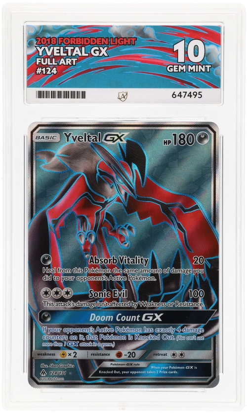 ACE 10 - Yveltal GX - 124/131 - Forbidden Light - Pokemon