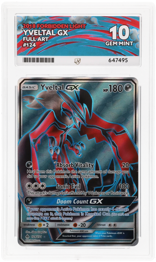 ACE 10 - Yveltal GX - 124/131 - Forbidden Light - Pokemon