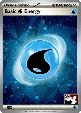 Basic Water Energy - 011 (Cosmos Holo) 11 - Prize Pack Series Cards Holofoil