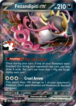 Fezandipiti ex - 038/064 (Series 7) 38 - Prize Pack Series Cards Holofoil