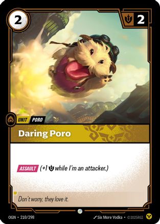 Daring Poro 210/298 - Origins Foil