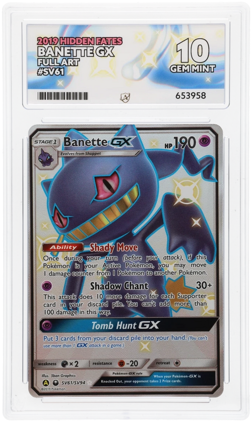 ACE 10 - Banette GX - SV61/SV94 - Hidden Fates - Pokemon