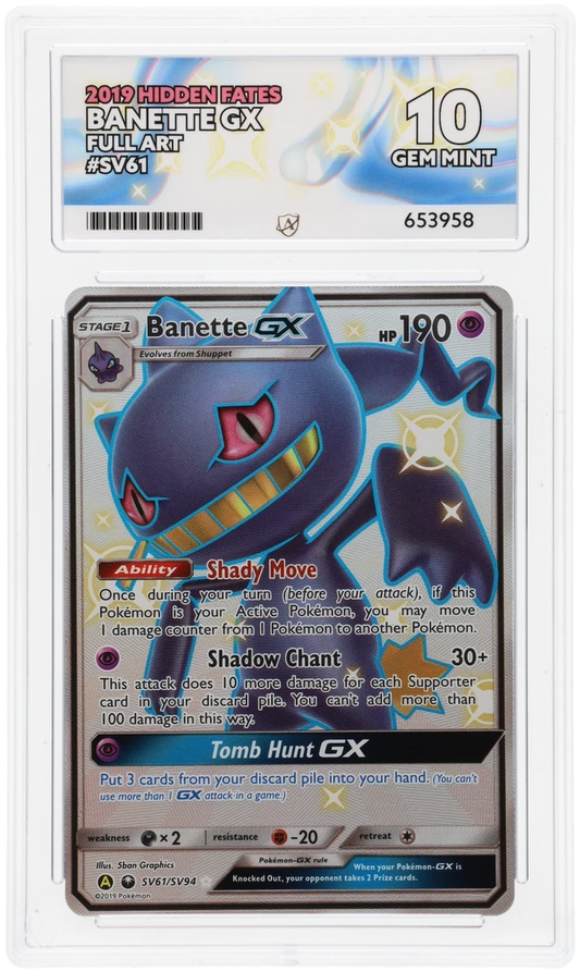 ACE 10 - Banette GX - SV61/SV94 - Hidden Fates - Pokemon