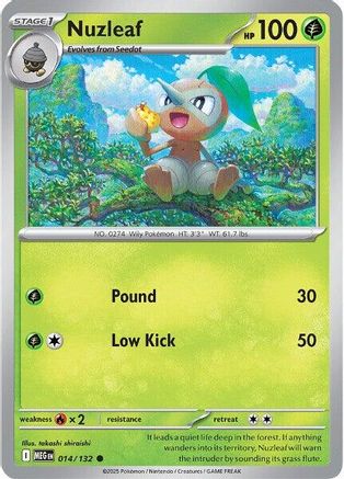 Nuzleaf 14 - ME01 Mega Evolution