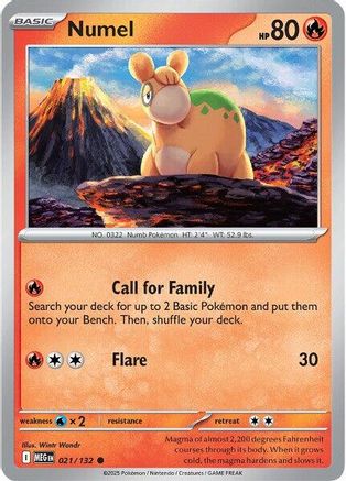 Numel 21 - ME01 Mega Evolution