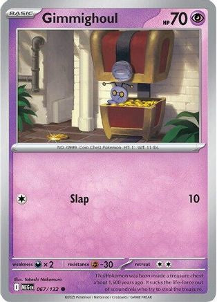 Gimmighoul 67 - ME01 Mega Evolution Reverse Holofoil