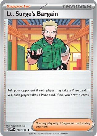 Lt. Surge's Bargain - 120/132 120 - ME01 Mega Evolution
