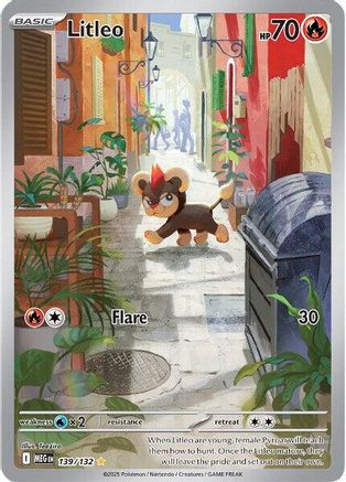 Litleo - 139/132 139 - ME01 Mega Evolution Holofoil