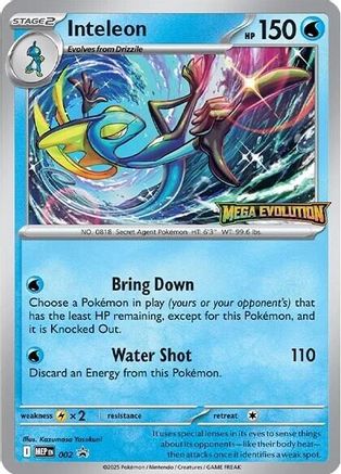 Inteleon - 002 2 - ME Mega Evolution Promo