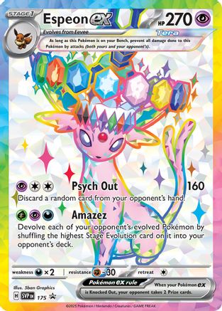 Espeon ex - 175 SVP - SV Scarlet & Violet Promo Cards Holofoil