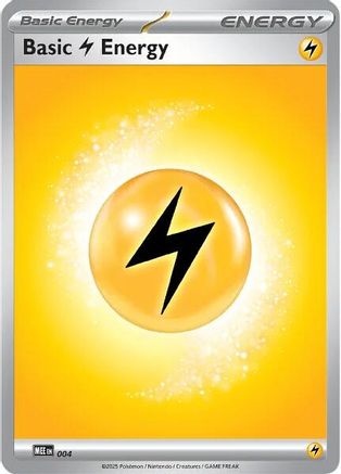 Basic Lightning Energy - 004 4 - MEE Mega Evolution Energies