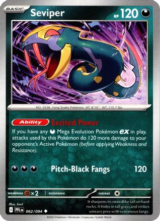 Seviper 62 - ME02 Phantasmal Flames