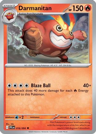 Darmanitan 16 - ME02 Phantasmal Flames