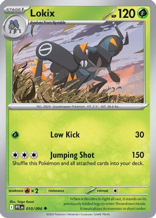 Lokix 10 - ME02 Phantasmal Flames Reverse Holofoil