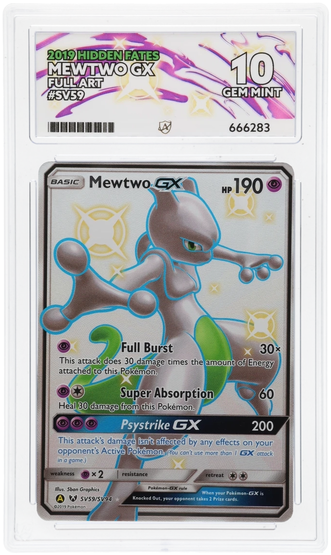 Mewtwo GX - ACE 10   (Front)
