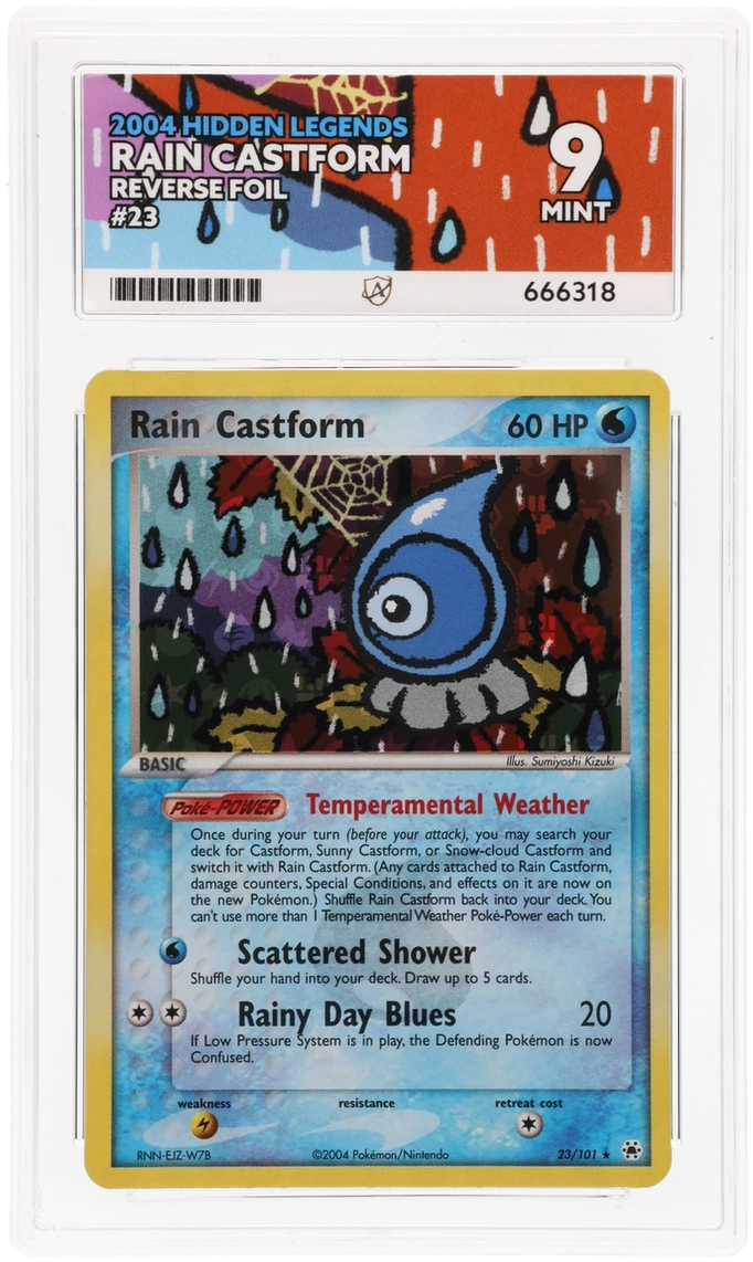 Rain Castform - ACE 9   (Front)