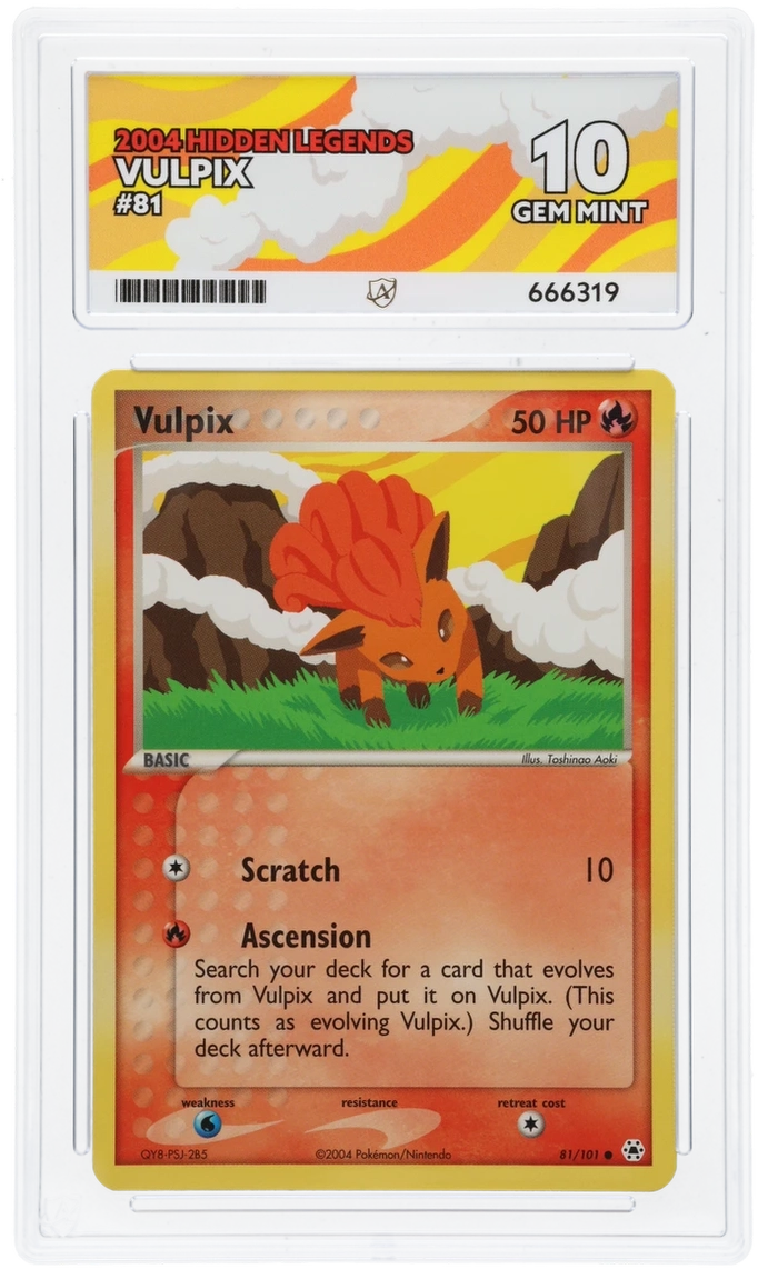 Vulpix - ACE 10   (Front)