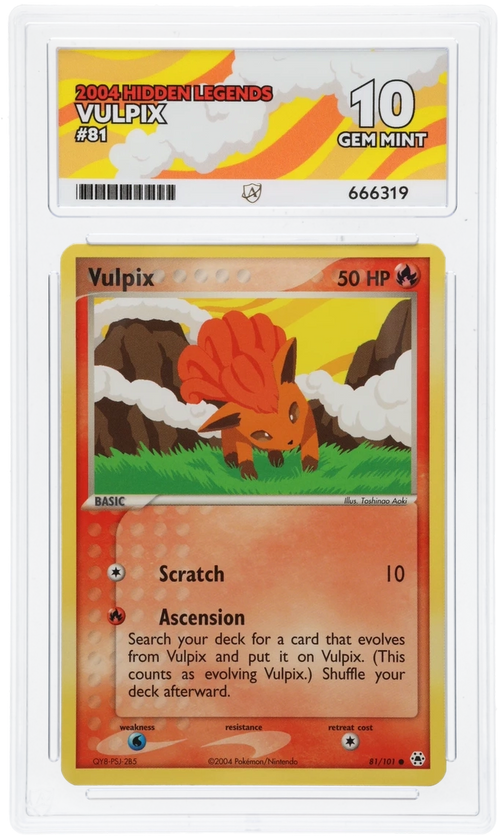 Vulpix - ACE 10   (Front)