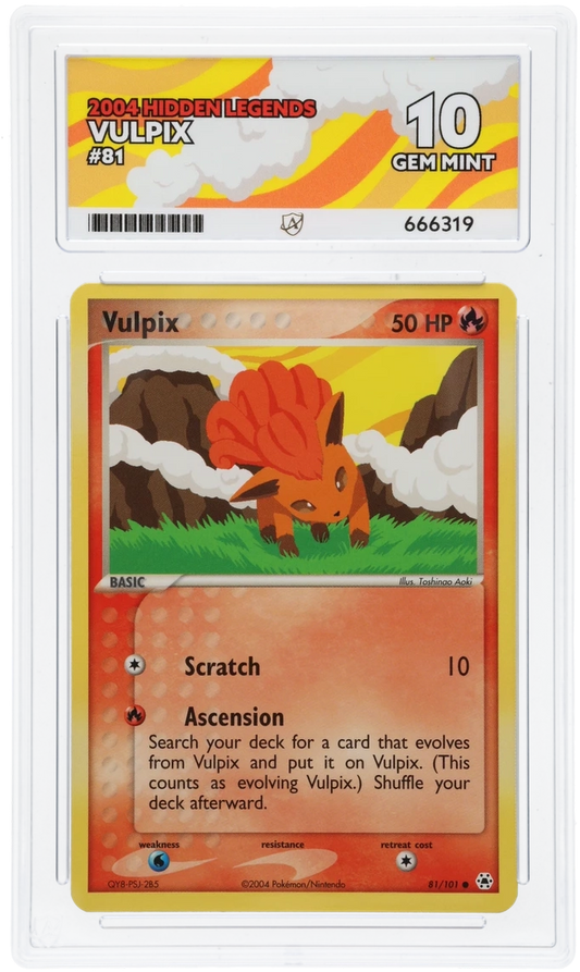 Vulpix - ACE 10   (Front)
