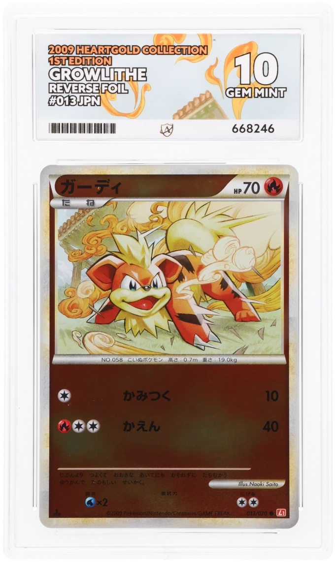 Growlithe - ACE 10   (Front)