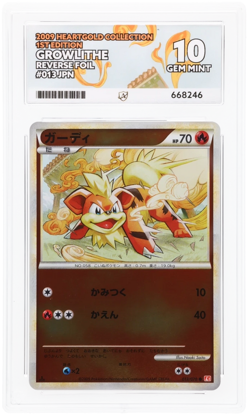 Growlithe - ACE 10   (Front)