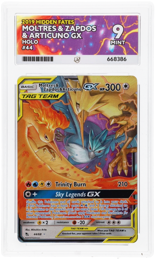 Moltres & Zapdos & Articuno GX - ACE 9   (Front)