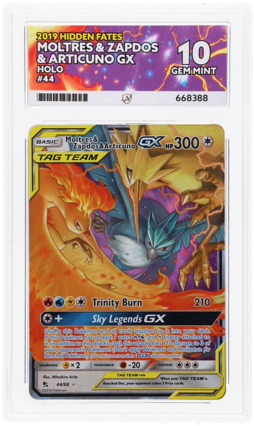 Moltres & Zapdos & Articuno GX - ACE 10   (Front)