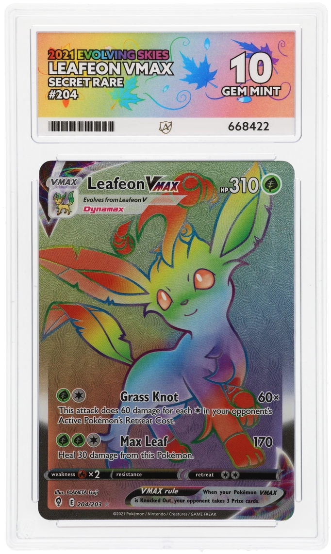 Leafeon VMAX - ACE 10   (Front)