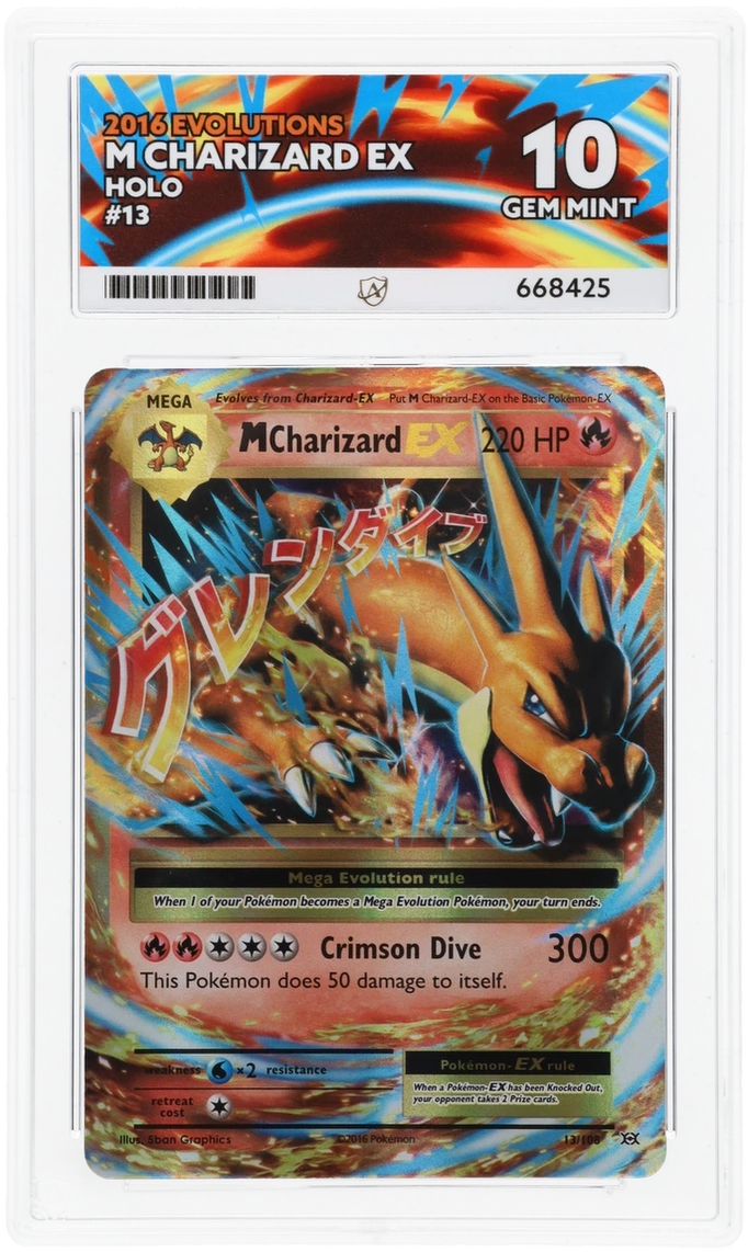 M Charizard EX - ACE 10   (Front)