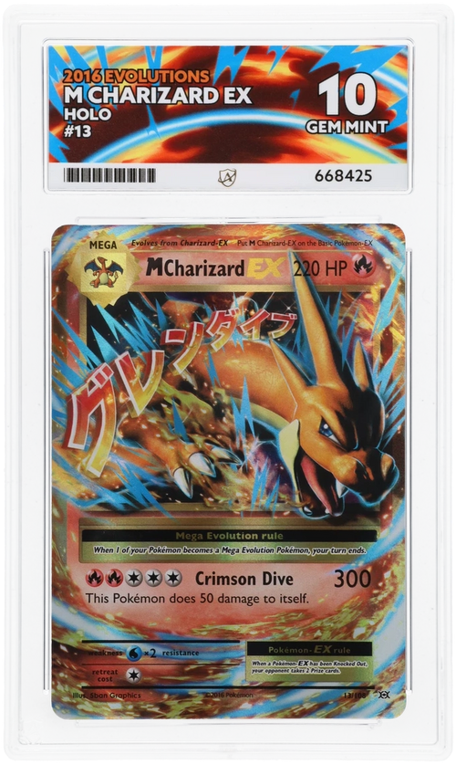 M Charizard EX - ACE 10   (Front)