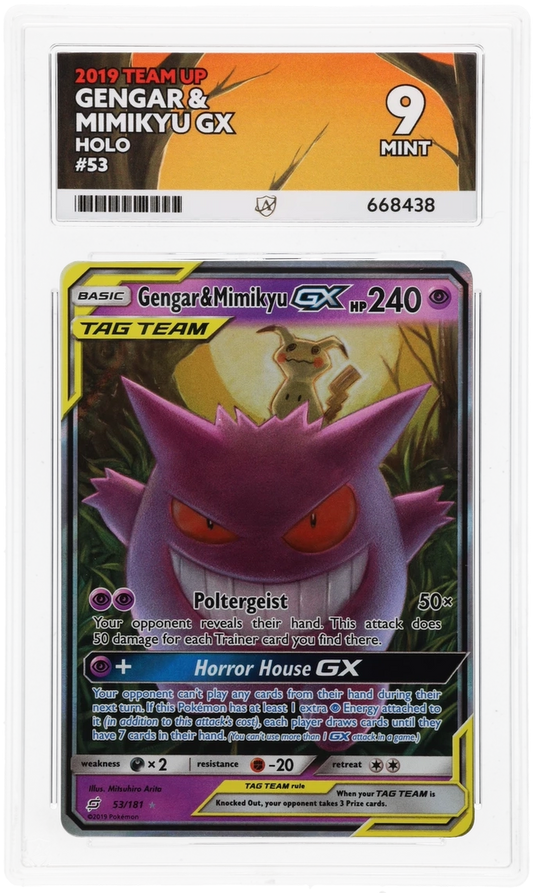Gengar & Mimikyu GX - ACE 9   (Front)