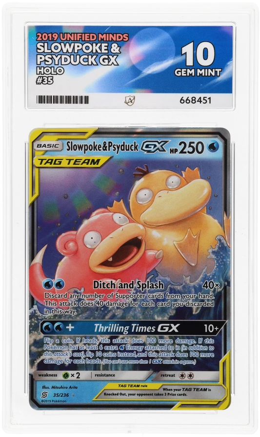 Slowpoke & Psyduck GX - ACE 10   (Front)
