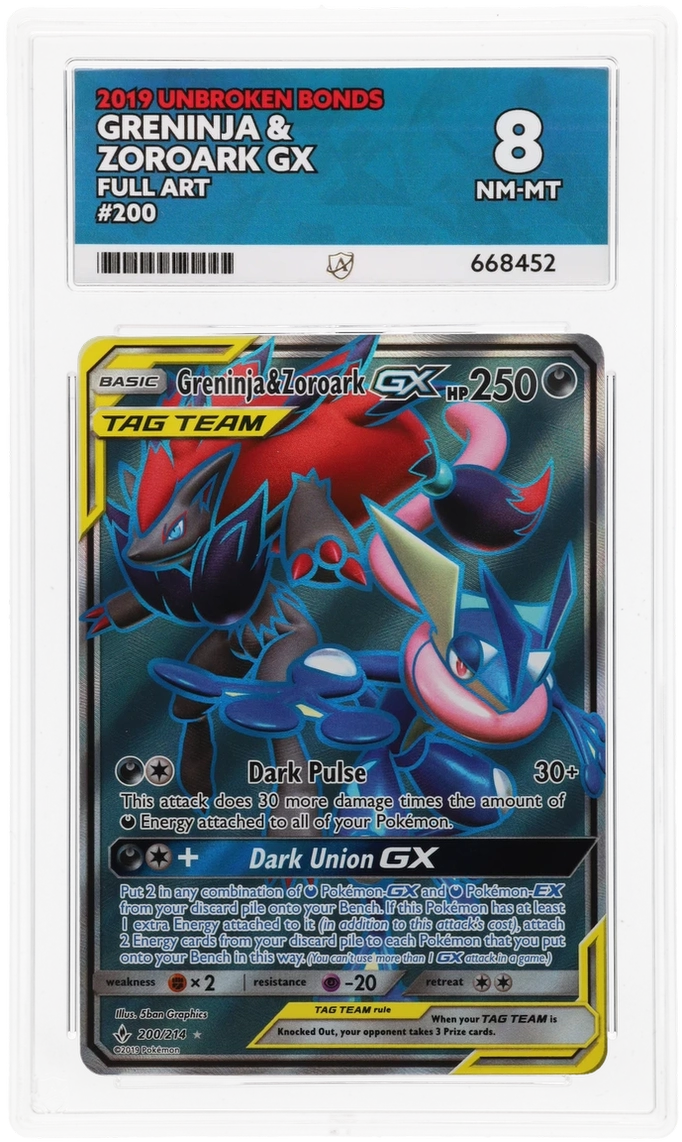 Greninja & Zoroark GX - ACE 8   (Front)