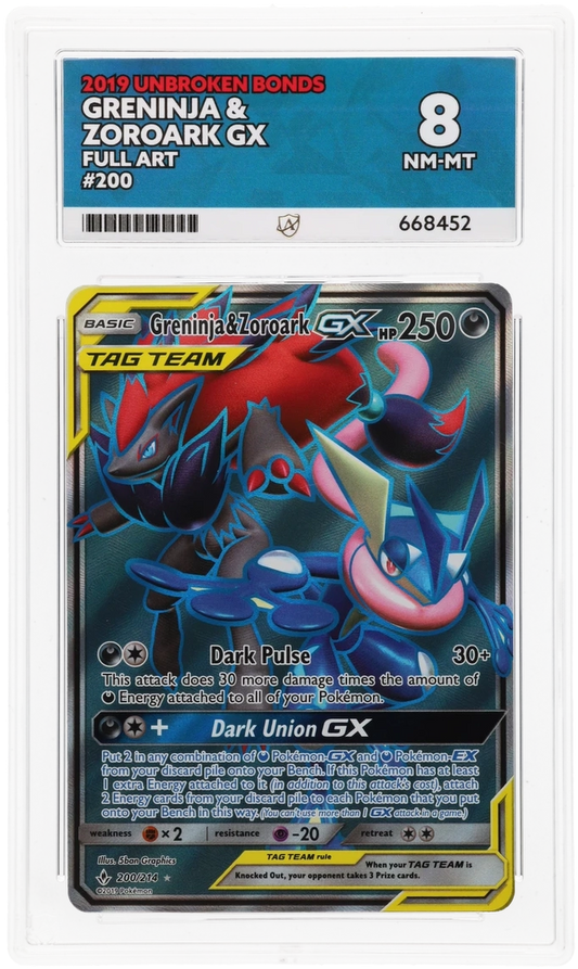 Greninja & Zoroark GX - ACE 8   (Front)