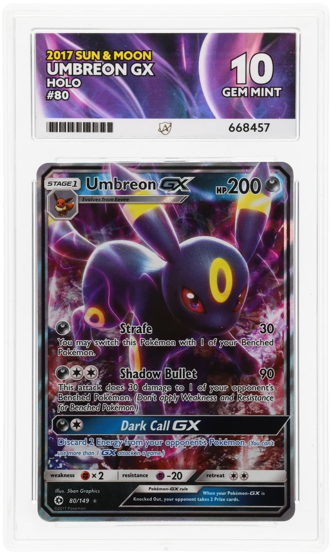 Umbreon GX - ACE 10   (Front)