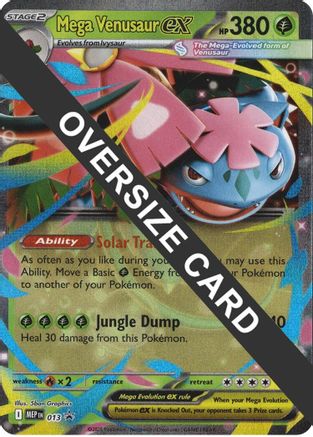 Mega Venusaur ex - 013 13 - Jumbo Cards Holofoil