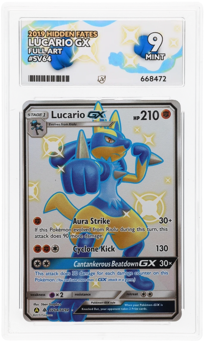 Lucario GX - ACE 9   (Front)