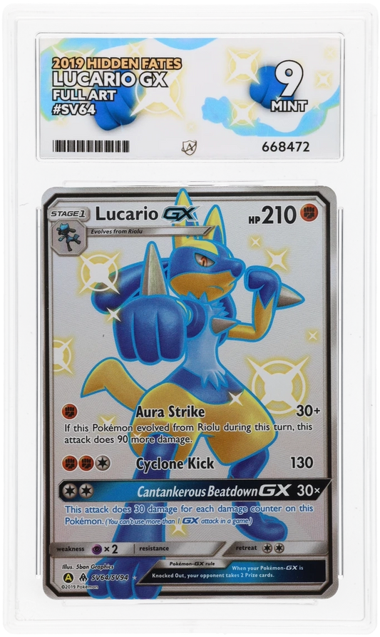 Lucario GX - ACE 9   (Front)