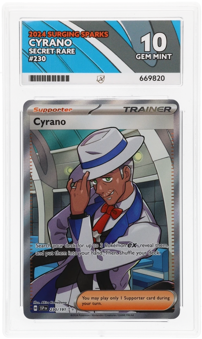ACE 10 - Cyrano - 230/191 - Surging Sparks - Pokemon