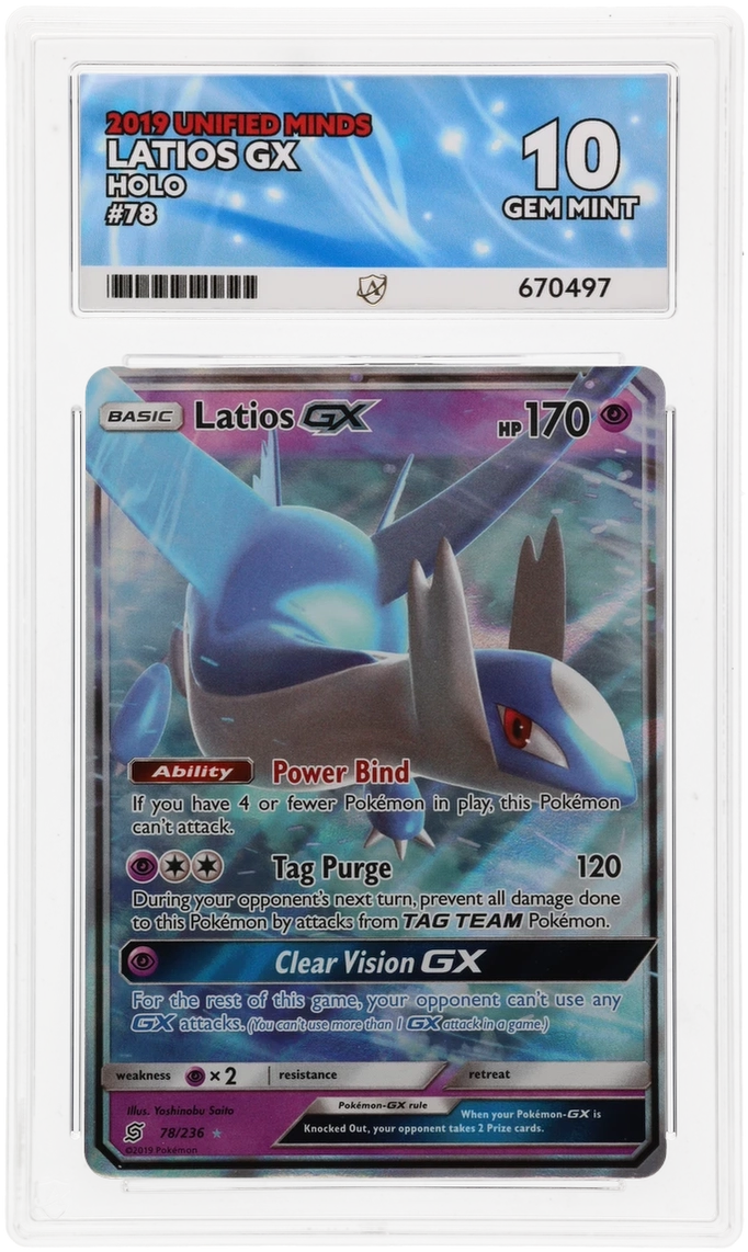 ACE 10 - Latios GX - 78/236 - Unified Minds - Pokemon