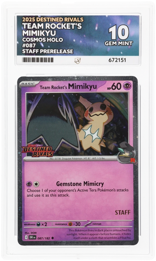 Team Rocket's Mimikyu - ACE 10   (Front)