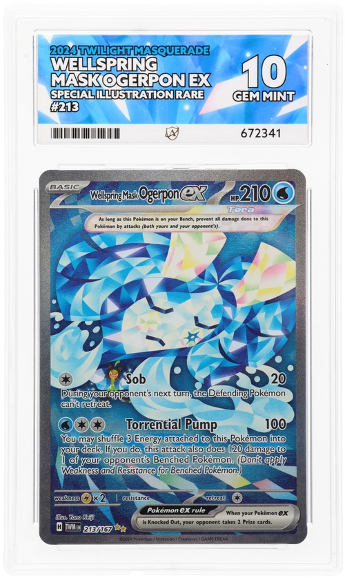 ACE 10 - Wellspring Mask Ogerpon ex - 213/167 - Twilight Masquerade - Pokemon
