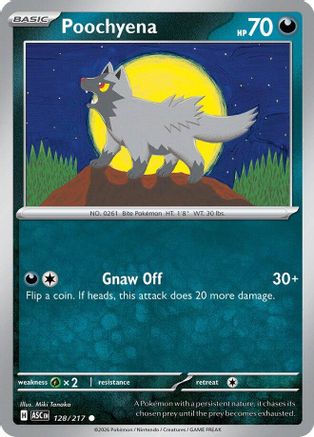 Poochyena 128 - ME Ascended Heroes Reverse Holofoil