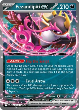 Fezandipiti ex - 142/217 142 - ME Ascended Heroes Holofoil
