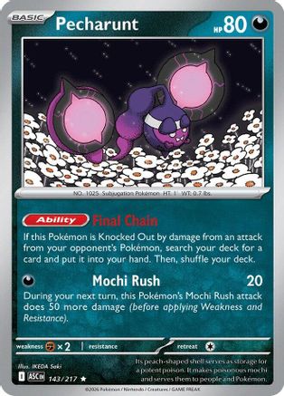 Pecharunt 143 - ME Ascended Heroes Holofoil