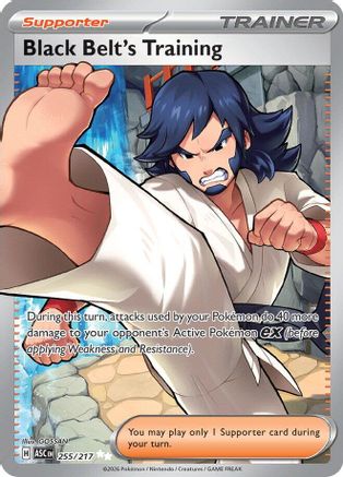 Black Belt's Training 255 - ME Ascended Heroes Holofoil