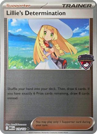 Lillie's Determination (Regional Championships) 119 - League & Championship Cards Reverse Holofoil