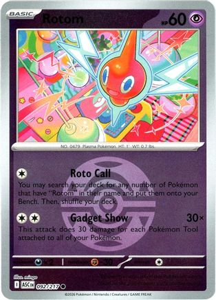 Rotom (Dusk Ball) 92 - ME Ascended Heroes Reverse Holofoil