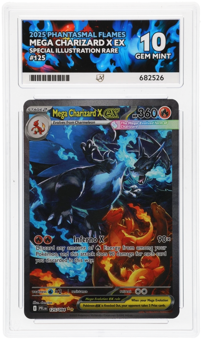 Mega Charizard X EX SIR 125 - Ace 10 - Phantasmal Flames