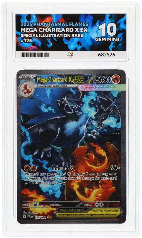 Mega Charizard X EX SIR 125 - Ace 10 - Phantasmal Flames